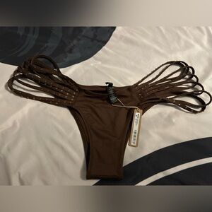 Skims strappy rhinestone bikini bottom size xl